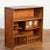 A Japanese Taisho period hinoki cypress wood cabinet from the early 20th century converted into an open bookshelf with...