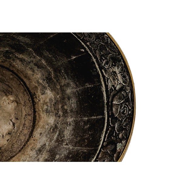 Brass Antique Art Deco Jugendstil Brass Jardiniere Planter Cachepot c.1920 For Sale - Image 8 of 11