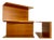 Small Teak U-Profile Shelf by Walter Wirtz for Wilhelm Renz, 1960s For Sale