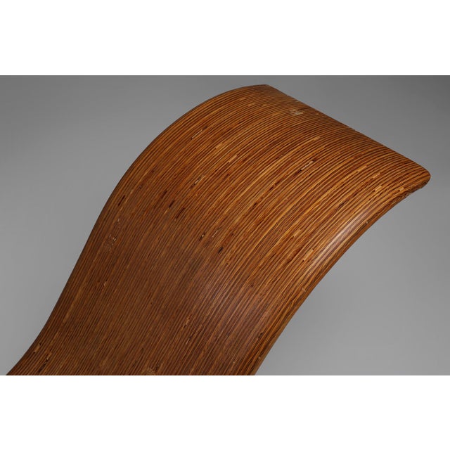 1990s Mid-Century Modern Stack-Laminated Lounge Chair by Tiller Lesser, Germany, 1990s For Sale - Image 5 of 12