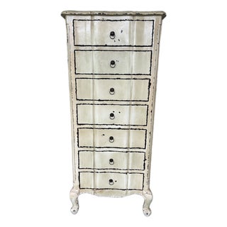 Country French Style 7 Drawer Lingere Chest For Sale
