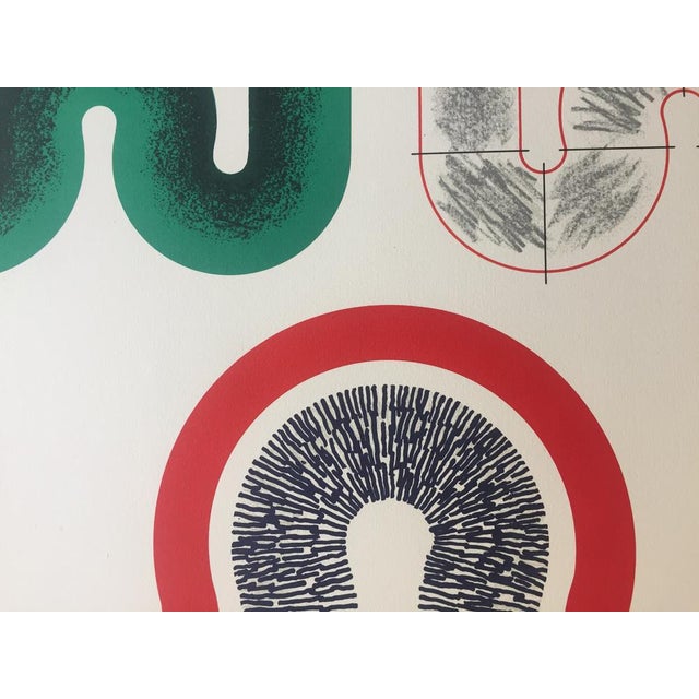 Contemporary Kumi Sugai, S (Trois), 1990, Lithograph For Sale - Image 3 of 4