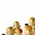 Porcelain - 7 Angels - Maria Spotl. 20th-century Portuguese porcelain sculptures; inspired by the colorful designs of...