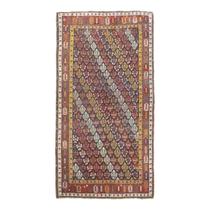 Late 18th Century Antique Persian Khamseh Rug 5'3'' x 9'6''