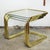 Milo Baughman Mid-Century Modern Brass and Smoked Glass Nesting Tables by Milo Baughman, 1970s, Set of 3 For Sale - Image 4 of 7