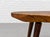 Signed Roy Sheldon Live Edge Stool Side Table, Vermont 1972, American Studio Craft, C. 1972 For Sale - Image 9 of 12