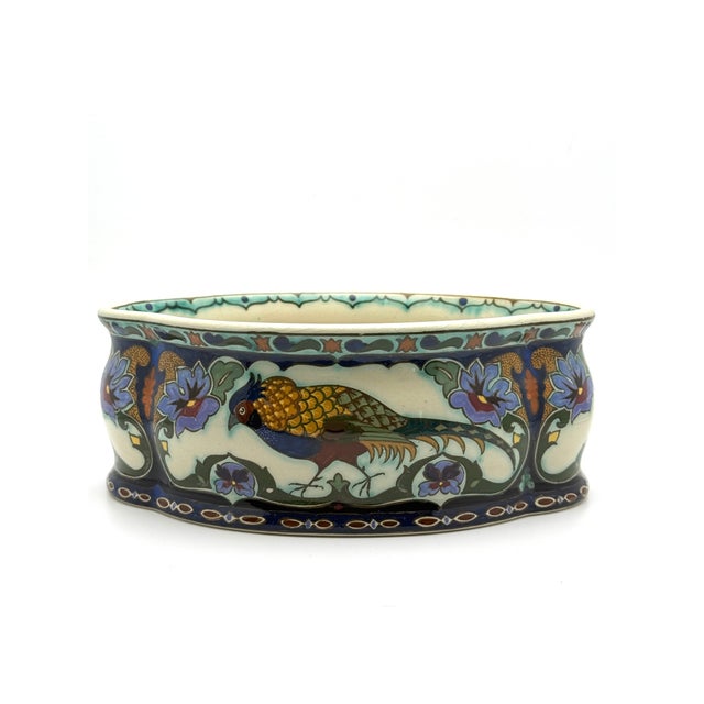 Art Nouveau Jardinière by Rozenburg Den Haag, 1890s For Sale - Image 4 of 6