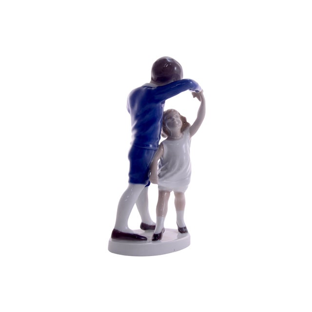 English Bing & Grondahl Porcelain Dancing Children - #1845 For Sale - Image 3 of 6