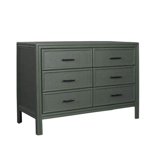 Not Yet Made - Made To Order Bermuda Six-Drawer Dresser - Evergreen For Sale - Image 5 of 9