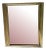 Vintage Italian Brass Mirror, 1970s For Sale