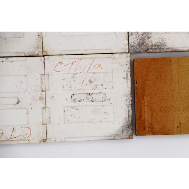 1920s Set of Small Five Tiles Art Nouveau H & R Johnson England & Other For Sale - Image 10 of 15