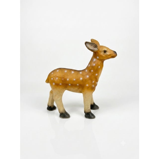 1950s Vintage Large-Scale Acrylic Deer Figurine, 1950s For Sale - Image 5 of 5