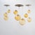 Metal Vintage Parscot Pendant Light in Bubbled Glass, 1970 For Sale - Image 7 of 12
