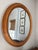 Mid-Century Modern 1952 Statton Furniture Oval Wall Mirror For Sale - Image 3 of 7