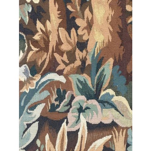 Mid-Century Handwoven Aubusson The Man Near the River Tapestry, 1970s For Sale - Image 16 of 18