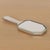 Metal 1930s French Art Deco Silver Beveled Hand Mirror For Sale - Image 7 of 11