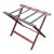 Vintage Folding Luggage Rack With Canvas Straps For Sale