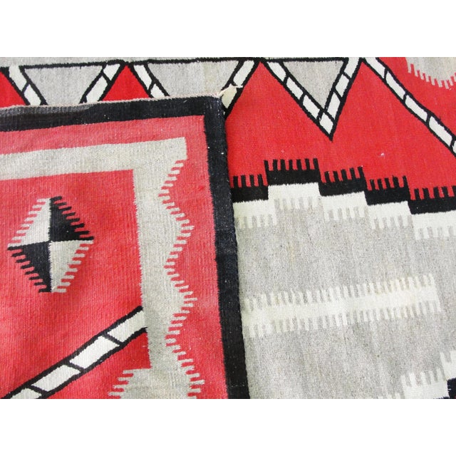 Early 20th Century Antique Navajo Style Eye-Dazzler Rug, 3'9" X 5'11" For Sale - Image 5 of 8