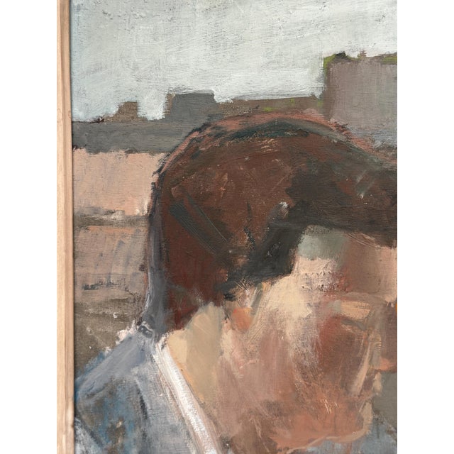 Sigrid Aminoff Oxenstierna, Figure in Profile, 1974, Oil on Panel, Framed For Sale - Image 8 of 18