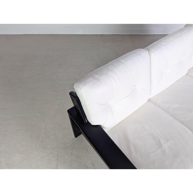 Three-Seater Sofa in Leather from Asko Finland For Sale - Image 11 of 12