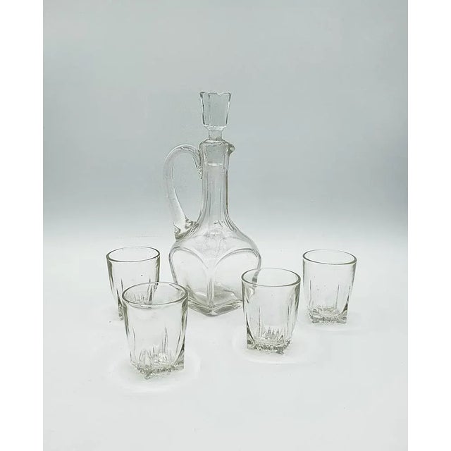 Art Deco Liqueur Service, Set of 6 For Sale - Image 3 of 12