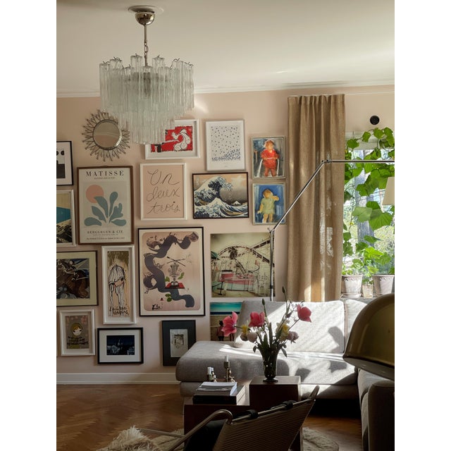 Tronchi Chandelier in Murano Glass For Sale - Image 11 of 12