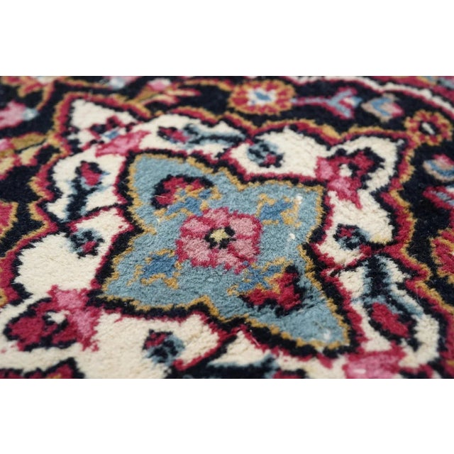Indian Kashan Rug 3'0" X 4'7'' For Sale - Image 11 of 12