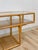 Vintage Console Table Rattan Two-Tier Glass Top Coastal Entryway Sofa Table Rare For Sale - Image 12 of 13