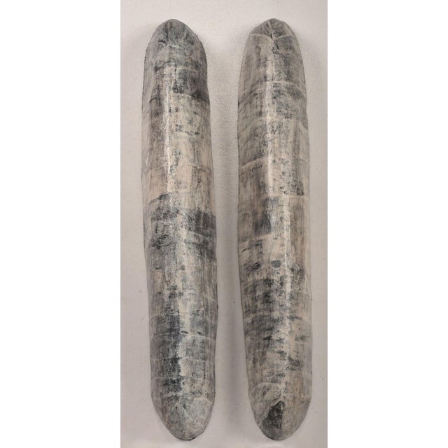 Paper 1980s Myron Melnick Elliptical Sculptural Pieces - Set of 4 For Sale - Image 7 of 8