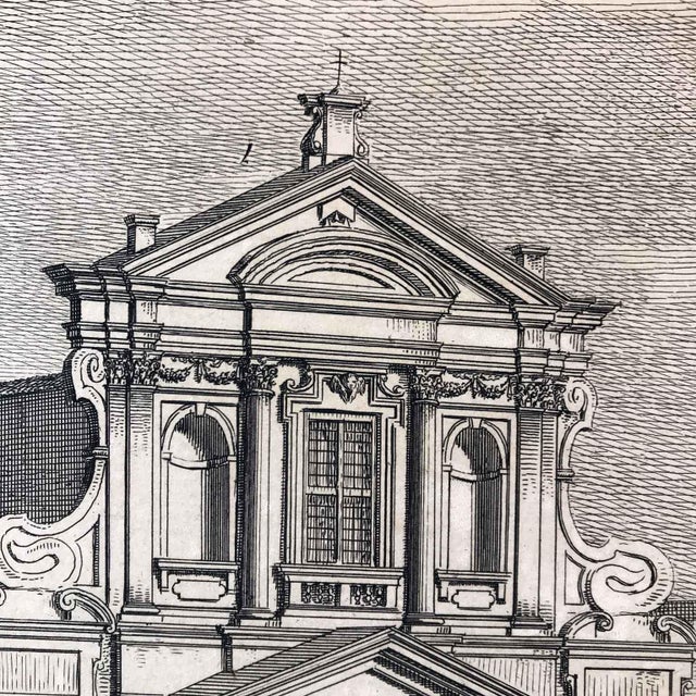 Black Domenico Aspari, San Paolo Delle Nuache Milan, 1788, Etching, Framed For Sale - Image 8 of 14