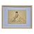 Antique Japanese Meiji Era Painting of Zen Monk and Goose – Newly Framed For Sale