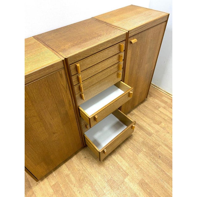 Vintage Cabinets with Drawers, Czech, 1980s For Sale - Image 6 of 15