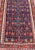 Late 19th Century Late 19th Century Colorful Antique Kazak Long Runner With Multi-Geometric Motifs on a Navy Field For Sale - Image 5 of 12