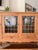Wood Mid-Century Danish Oak Leaded Stained Glass Sideboard For Sale - Image 7 of 9