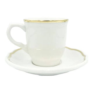 Vintage the Greenbrier Hotel West Virginia Demitasse Cup Saucer Coffee For Sale