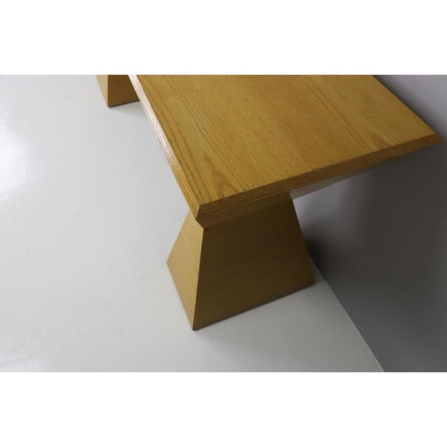 Italian Geometric Console Table, 1980 For Sale - Image 3 of 8