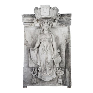 19th C. Plaster Allegorical Personification of the City of Saint-Étienne, France For Sale