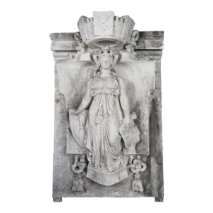 19th C. Plaster Allegorical Personification of the City of Saint-Étienne, France