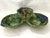 Farmhouse Green Grape Leaf Divided Dish For Sale - Image 3 of 6