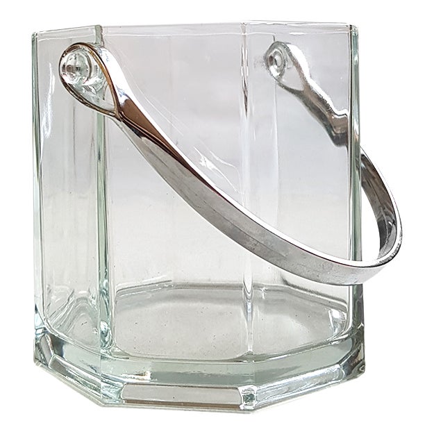 Glass Ice Bucket from Luminarc, France For Sale