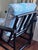 Mid 20th Century Black Rattan Bamboo Lounge Chair in the Manner of Ficks Reed For Sale - Image 12 of 16