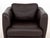 Roche Bobois Roche Bobois Brown Leather Swivel Club Chair For Sale - Image 4 of 7