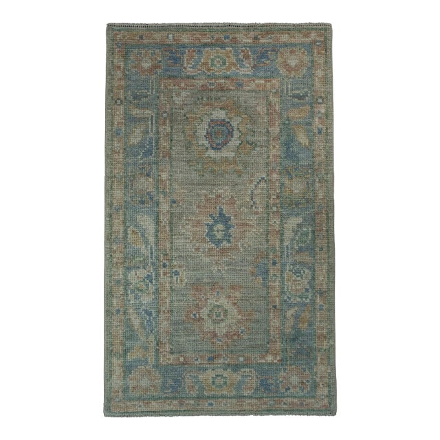 Turkish Oushak Rug 1'11" x 3'3" #17540 For Sale