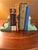 Vintage 1949 Roseville Pottery Ming Tree Bookends Shape 559 Turquoise - A Pair For Sale - Image 11 of 13