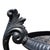 American Large Antique Classical Cast Iron Garden Urn With Handles on Base C1900 For Sale - Image 3 of 7