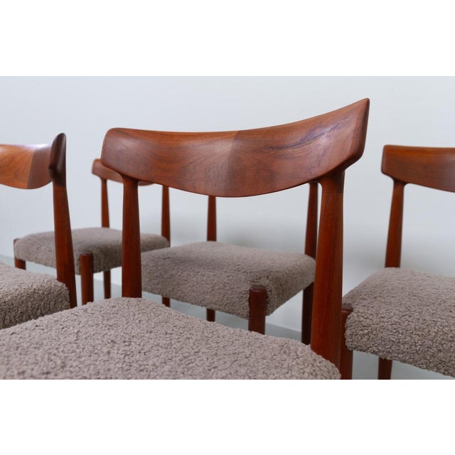 Danish Modern Teak Dining Chairs by Knud Færch for Slagelse, 1960s, Set of 6 For Sale - Image 10 of 18