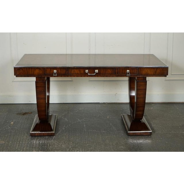 Art Deco Office Double Sided Drawers Desk from Theodore Alexander For Sale - Image 14 of 18