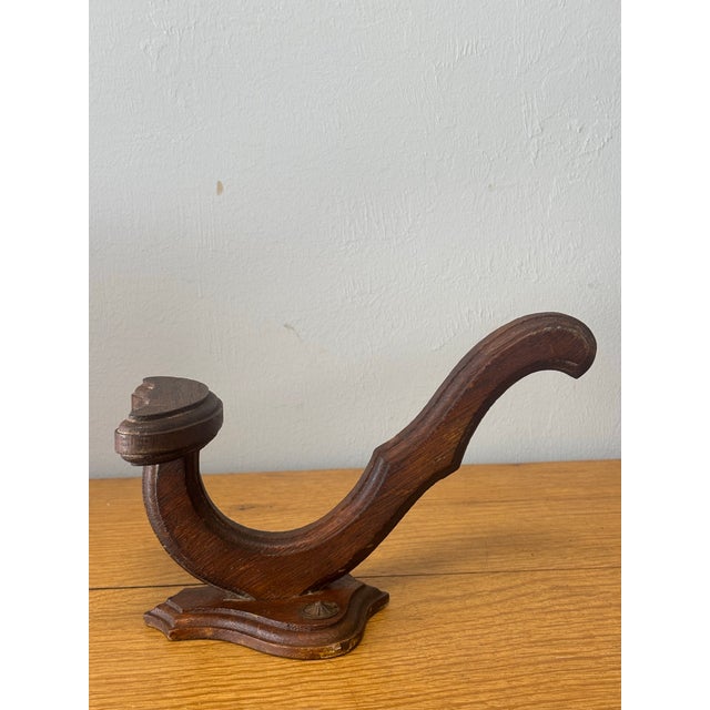 A charming vintage French coat and hat rack, simple in form yet full of character. Crafted from beautifully aged wood, the...