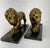 Mid-Century Modern Pair of 1960s Lion Bookends on Faux Marble Bases For Sale - Image 3 of 12