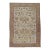 Antique Persian Sultanabad Carpet, Handmade Oriental Rug, Ivory, Gold, Green For Sale